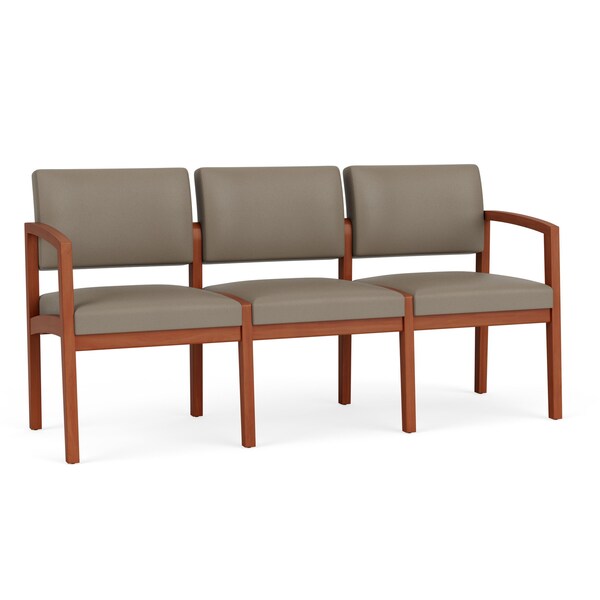 Lesro 3 Seat Tandem Seating W/ No Center Arms, 65 in W 26 in L 31.5 in H, Lenox Series LW3101 - main